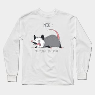 Mood Possum Long Sleeve T-Shirt